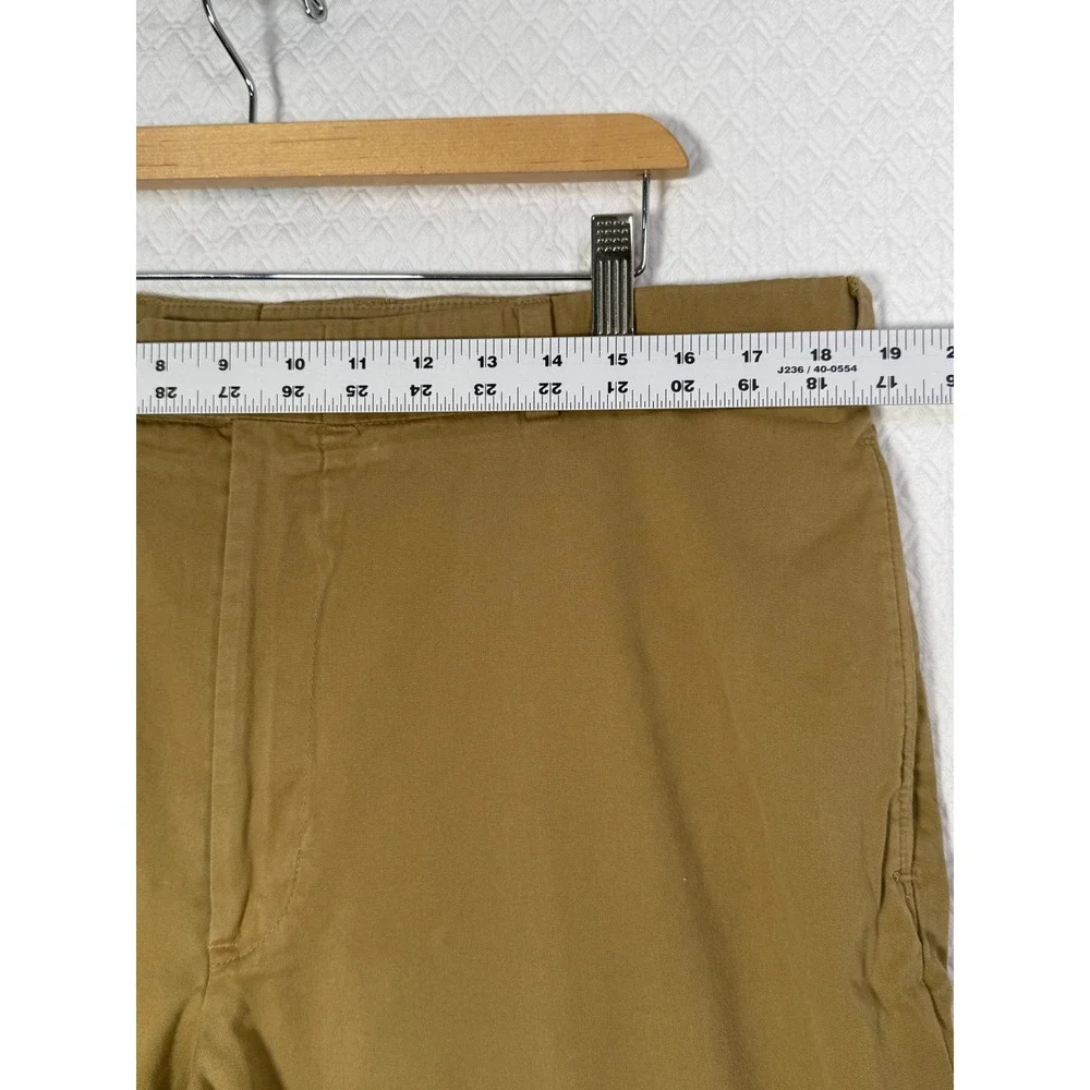 Bills Khakis M2 Mens 38x30 Flat Front Chino Pants British Khaki Tan Made in USA - Picture 4 of 7